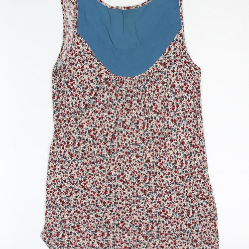 Warehouse Women's Floral Tank Top Size 8 Multicoloured