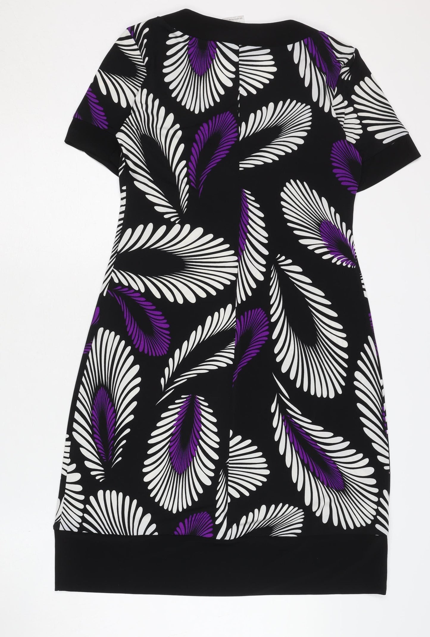 Tiana B Women's Black Geometric Shift Dress XS