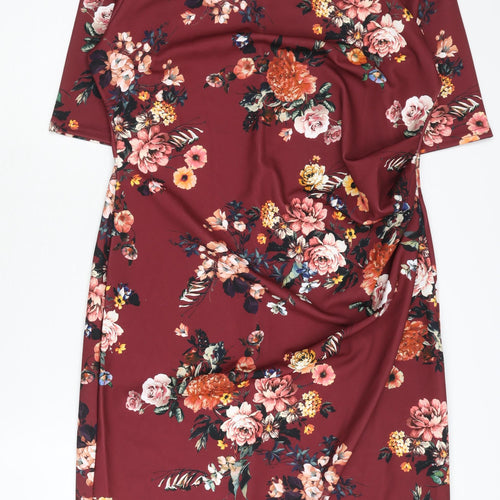 Dorothy Perkins Women's Multicoloured Floral Dress, Size 18