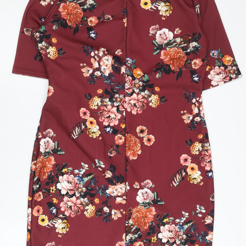 Dorothy Perkins Women's Multicoloured Floral Dress, Size 18
