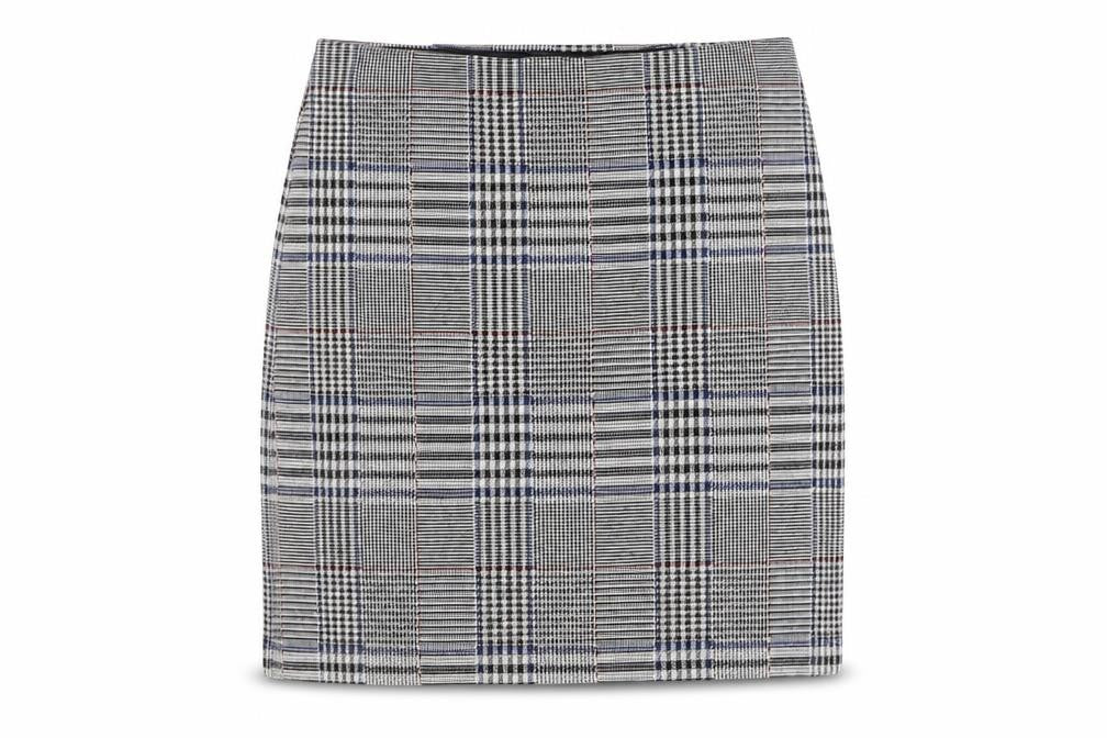 Front view of Marks & Spencer Women's Check Pencil Skirt, size 10