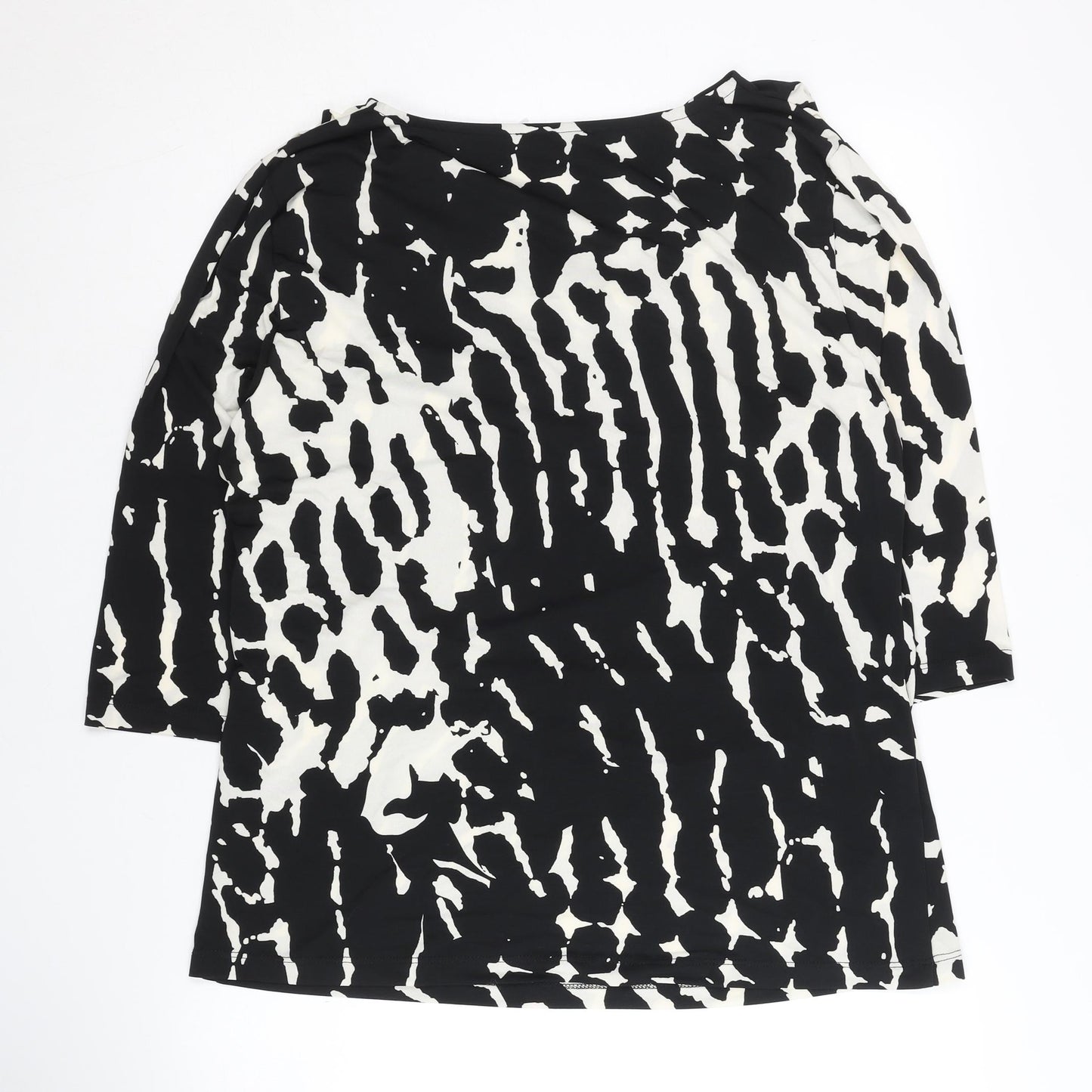 Nightingales Women's Black Cowl Neck Blouse Size 18