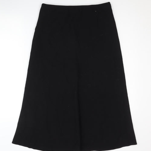 Marks and Spencer Women's Black Midi Skirt Size 14