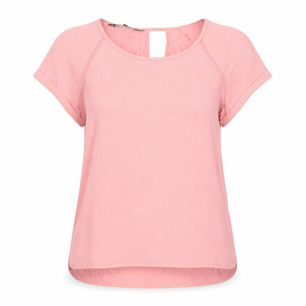 Front view of Principles Women's Pink Round Neck T-Shirt, size 14
