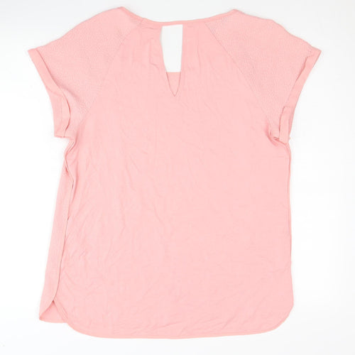 Principles Women's Pink Round Neck T-Shirt Size 14