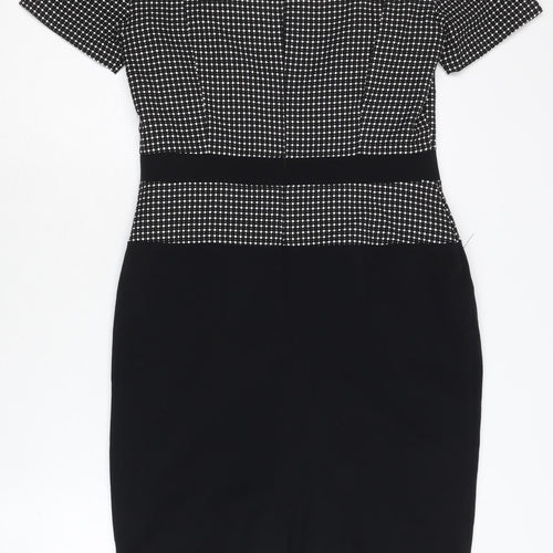 Marks and Spencer Women's Black Sheath Dress, Size 8