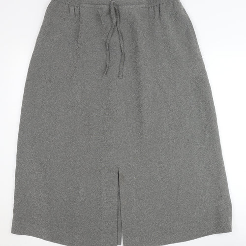 Viyella Women's Grey Skirt, Size 14, Petite Fit