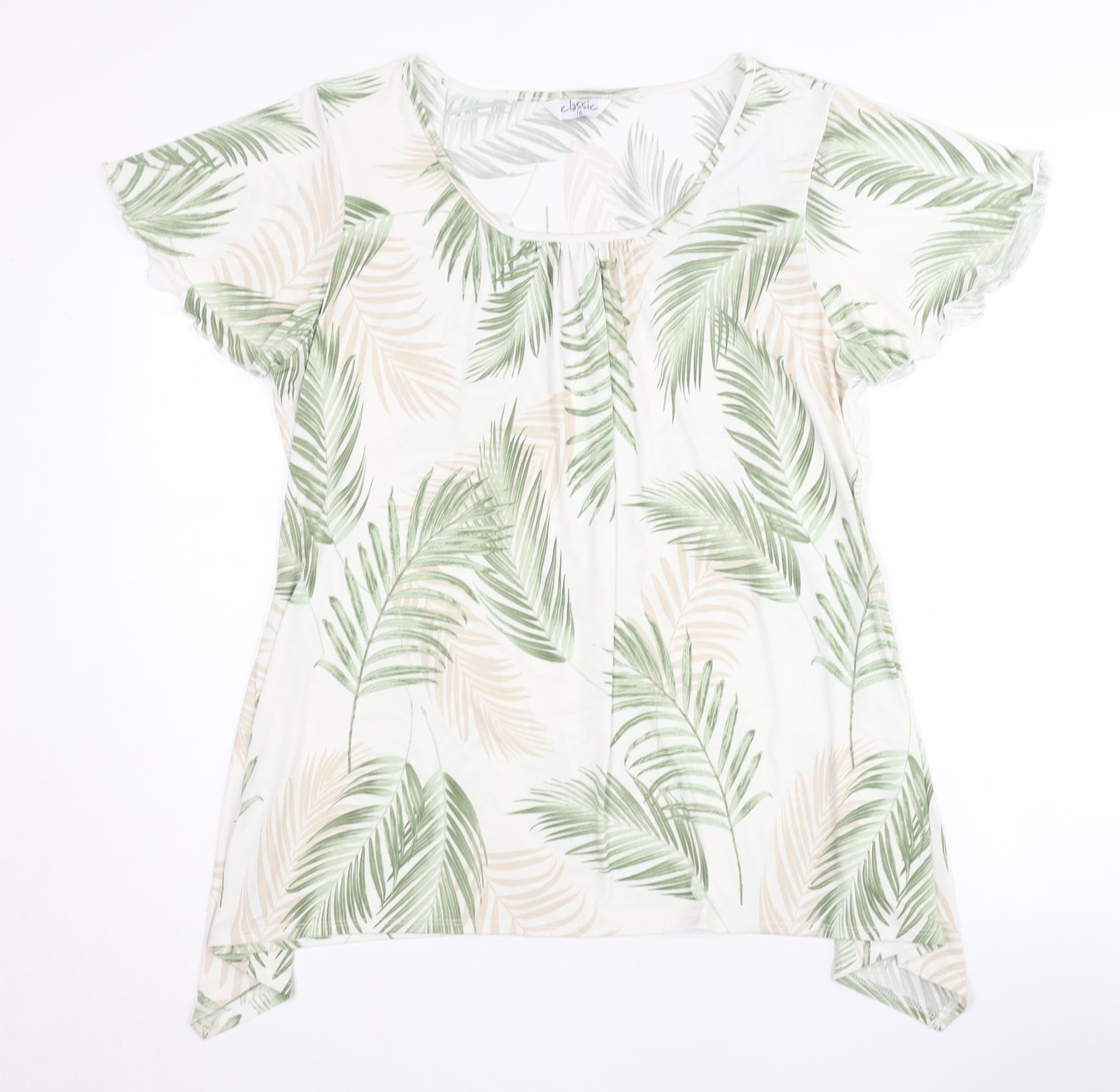 Classic Women's Multicoloured T-Shirt, Size 16, Scoop Neck