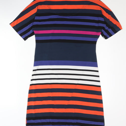 Episode Women's Multicoloured Striped Shift Dress M