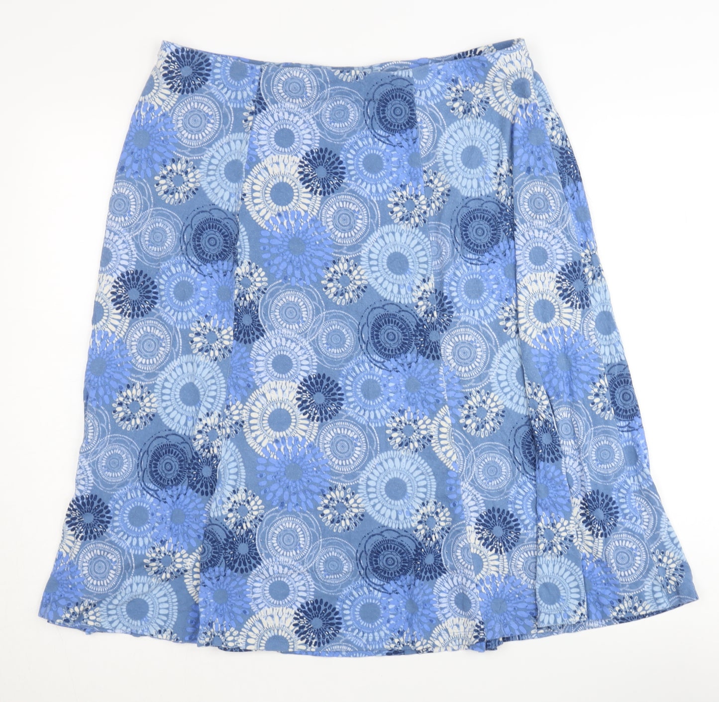 Honor Millburn Women's Blue Floral Skirt Size 18