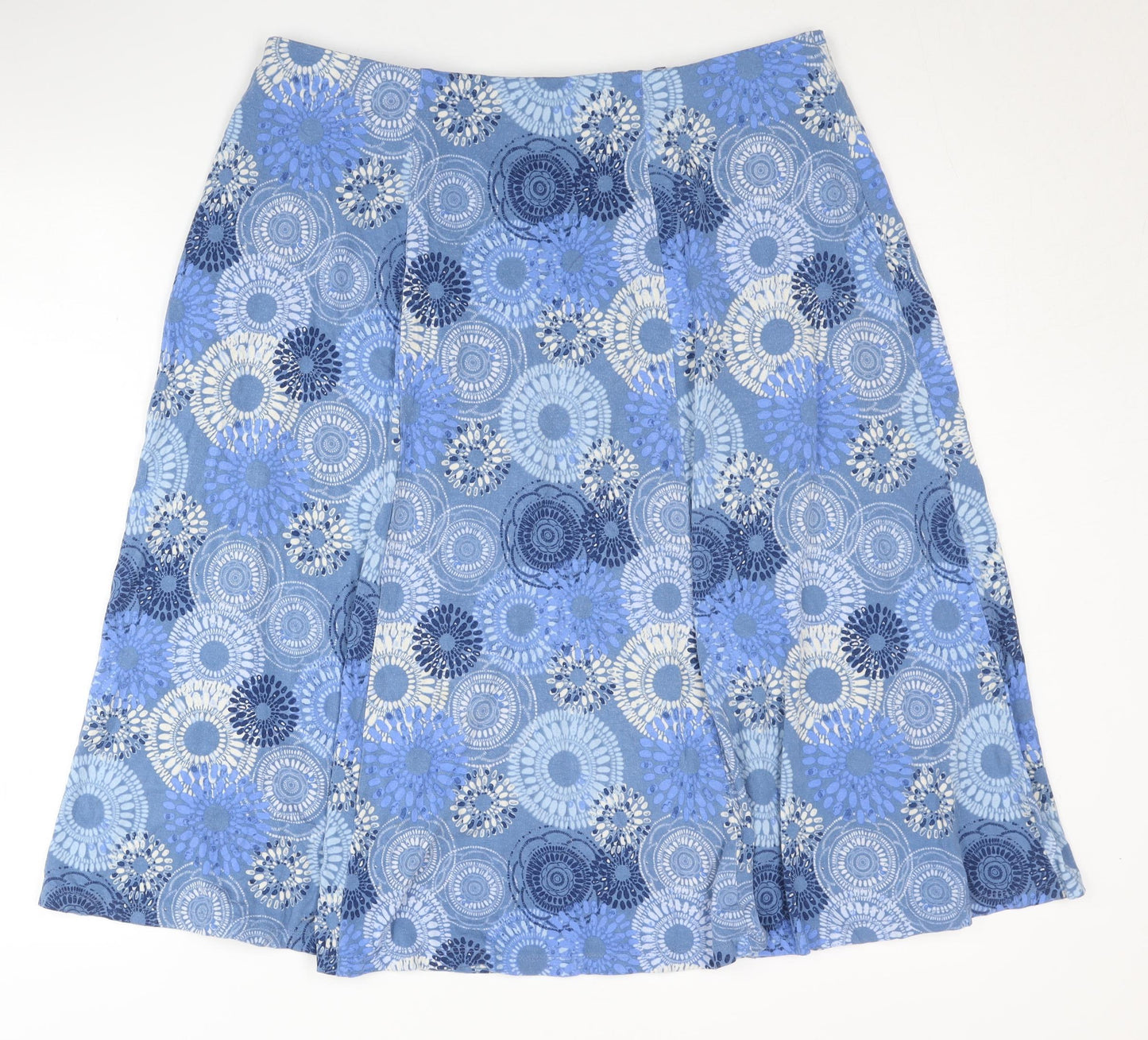 Honor Millburn Women's Blue Floral Skirt Size 18