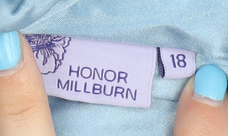 Honor Millburn Women's Blue Floral Skirt Size 18