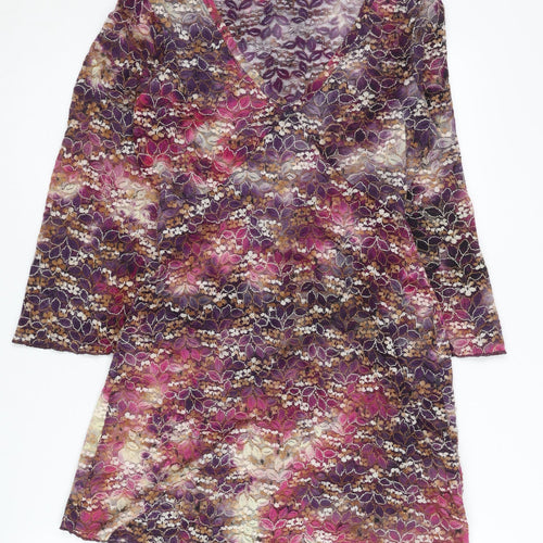 Marks and Spencer Women’s Multicoloured V-Neck Dress