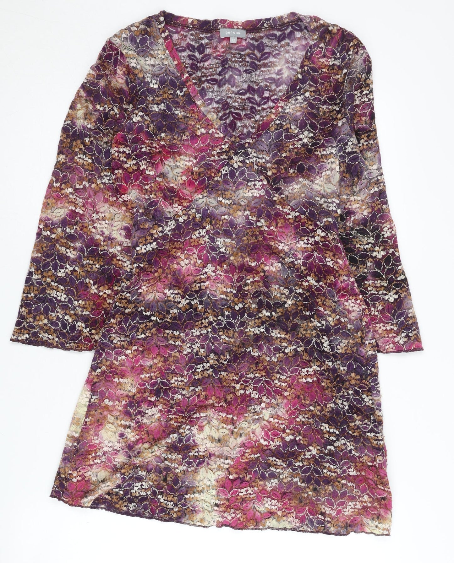 Marks and Spencer Women’s Multicoloured V-Neck Dress