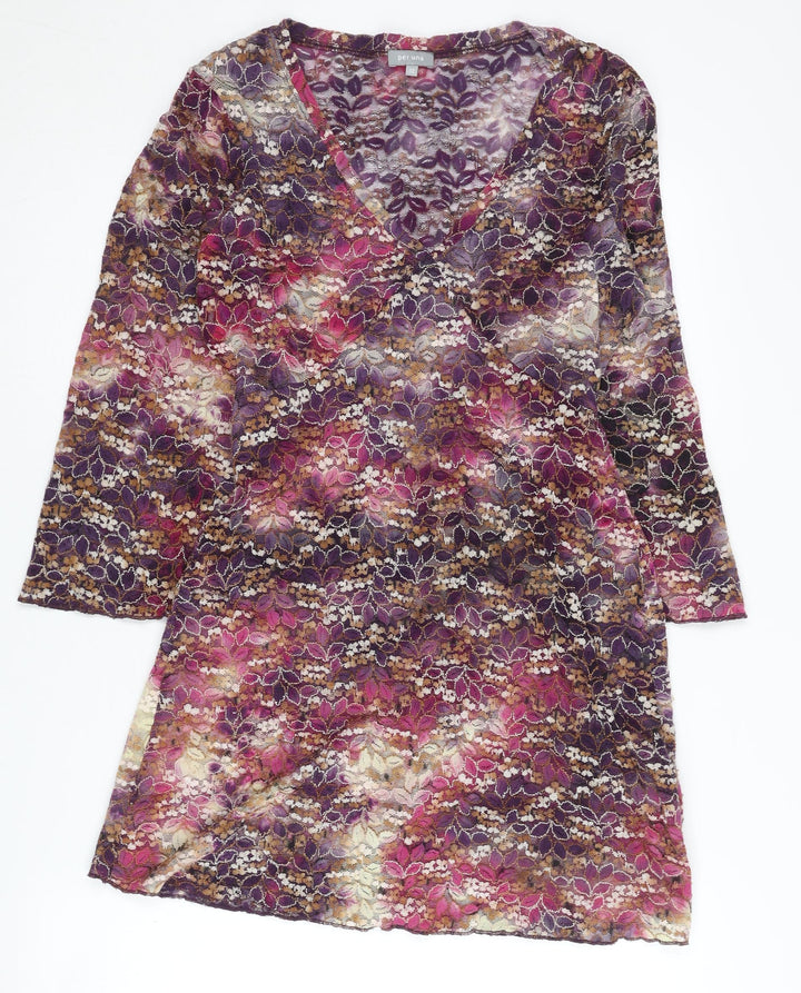 Marks and Spencer Women’s Multicoloured V-Neck Dress