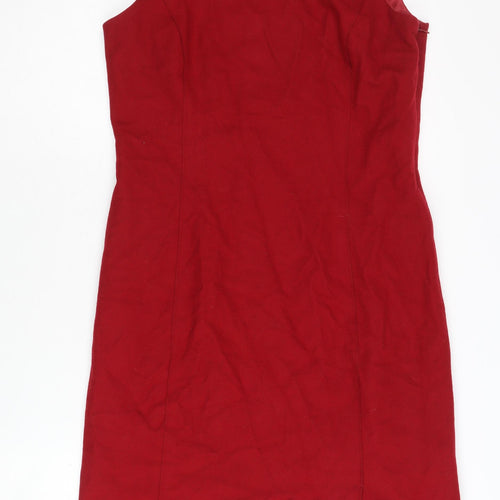 Episode Women's Red Sleeveless Dress Size 10