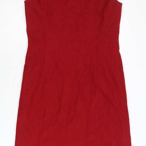 Episode Women's Red Sleeveless Dress Size 10