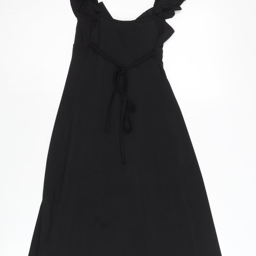 Jane Norman Women's Black Ruffle Dress Size 8