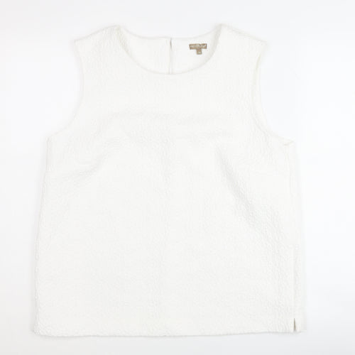 M&Co Women's Ivory Tank Top Size 16