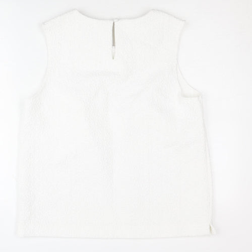 M&Co Women's Ivory Tank Top Size 16