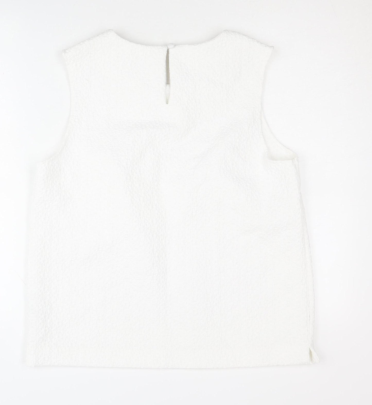 M&Co Women's Ivory Tank Top Size 16