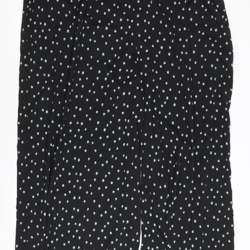 Capsule Women's Polka Dot Trousers Black Size 28