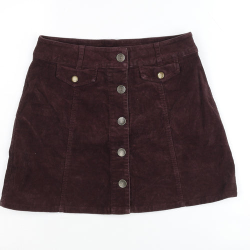 Forever 21 Women's S Short Corduroy Mini Skirt