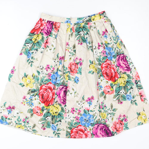 Cath Kidston Women’s Multicoloured Floral Skirt Size 8