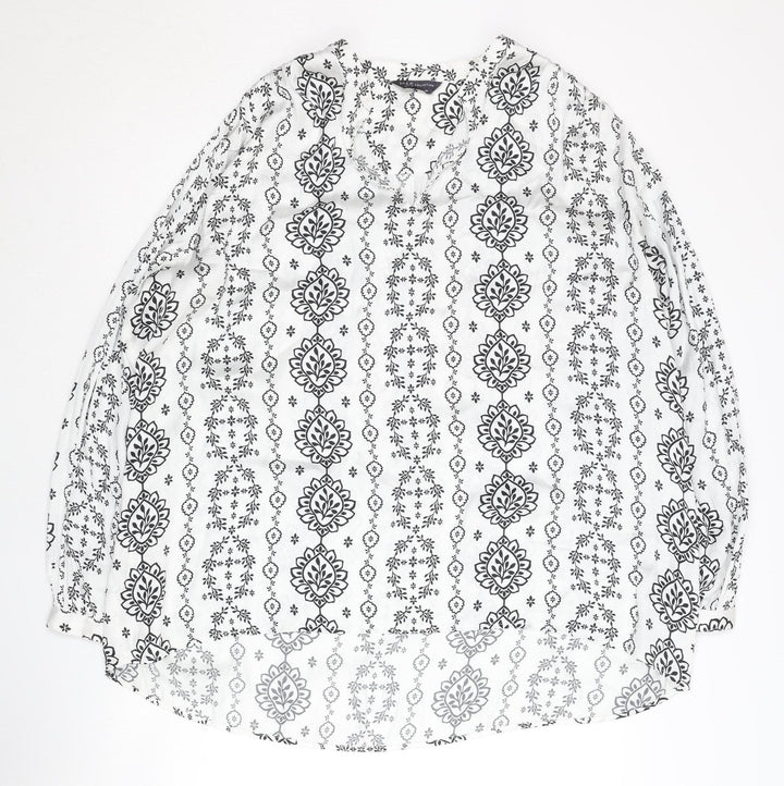 Marks and Spencer Women's White Blouse Size 18