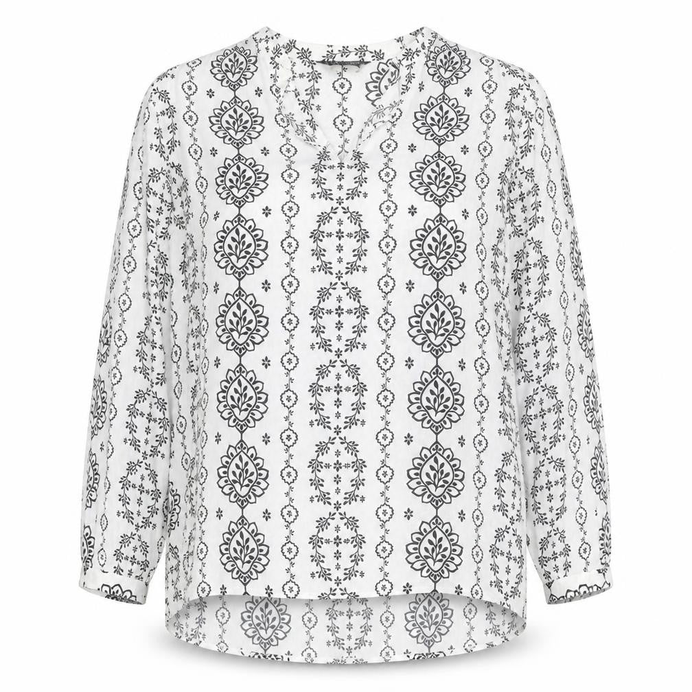 Front view of Marks & Spencer Women's White Blouse, size 18