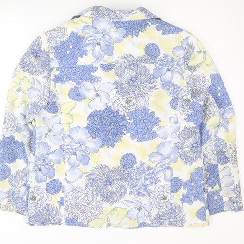 Oscar B Women's Multicoloured Floral Blazer Size 16
