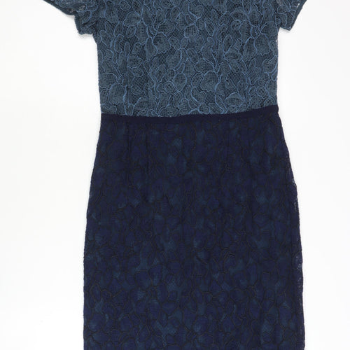 Next Women's Blue Floral Dress Size 10
