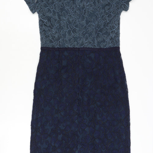 Next Women's Blue Floral Dress Size 10