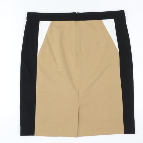Episode Women's Beige & Black Pencil Skirt, Size 16