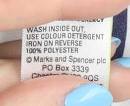 Marks and Spencer Women's White Striped 3/4 Sleeve Wrap Blouse