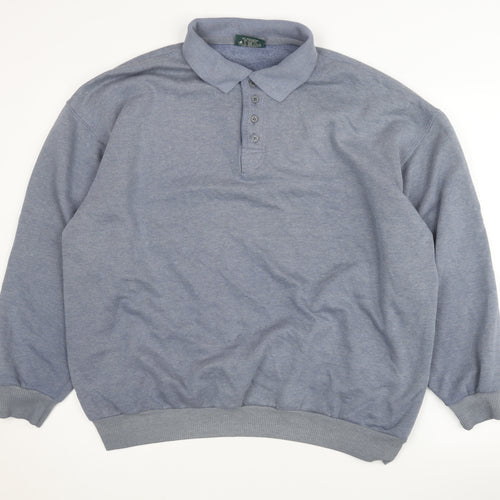 Modern Basics Men’s Grey Henley Sweatshirt L