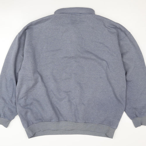 Modern Basics Men’s Grey Henley Sweatshirt L