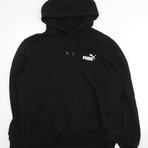 Puma Men's Black Pullover Hoodie Large with Logo