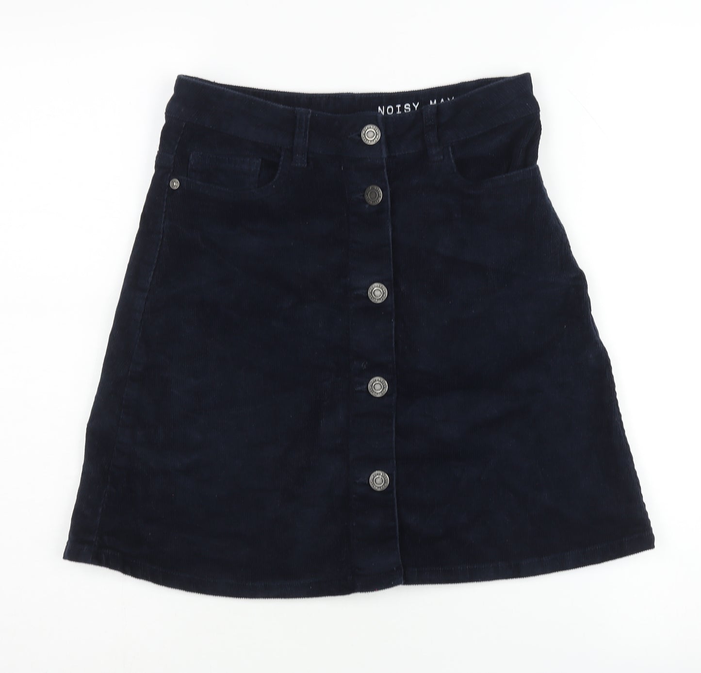 Noisy May Women's Blue Corduroy Skirt Size S