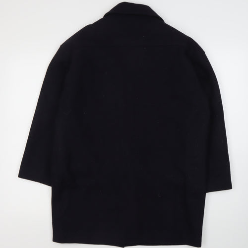 Coppernob Women's Black Wool Overcoat Size S