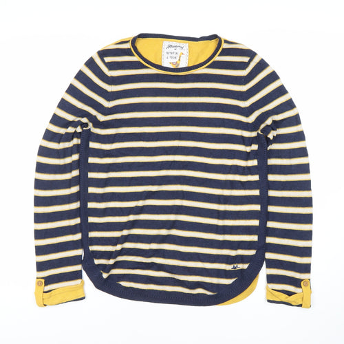 Mantaray Women's Multicoloured Striped Pullover Jumper Size 10