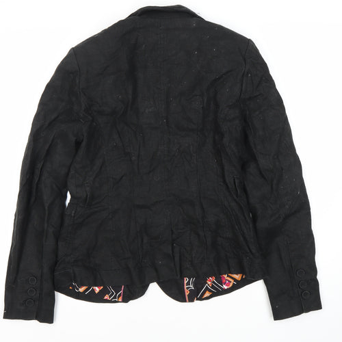Next Women's Black Suit Jacket, Size 14, Regular Fit