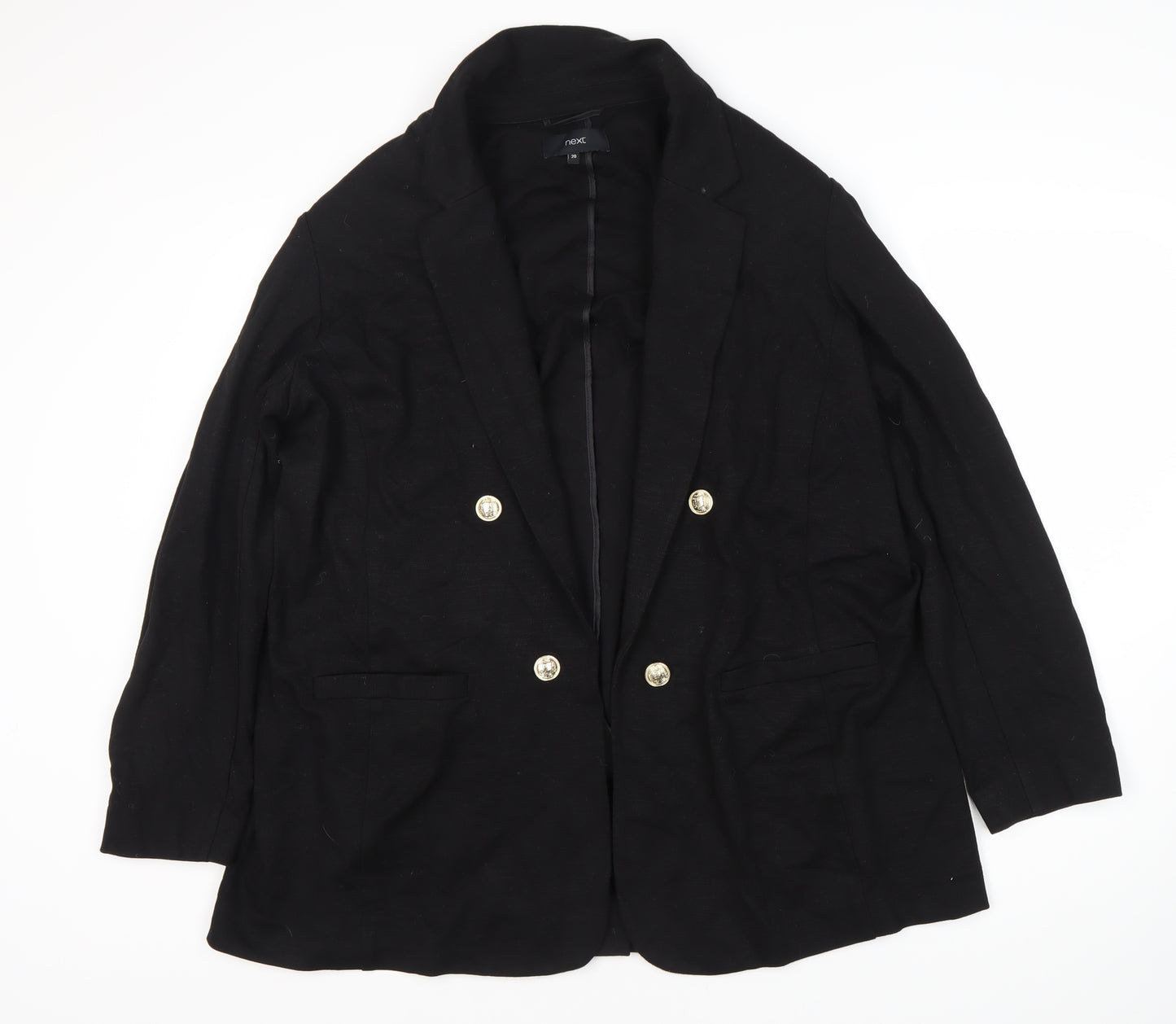 Next Women's Black Basic Blazer, Size 20, Long Sleeve