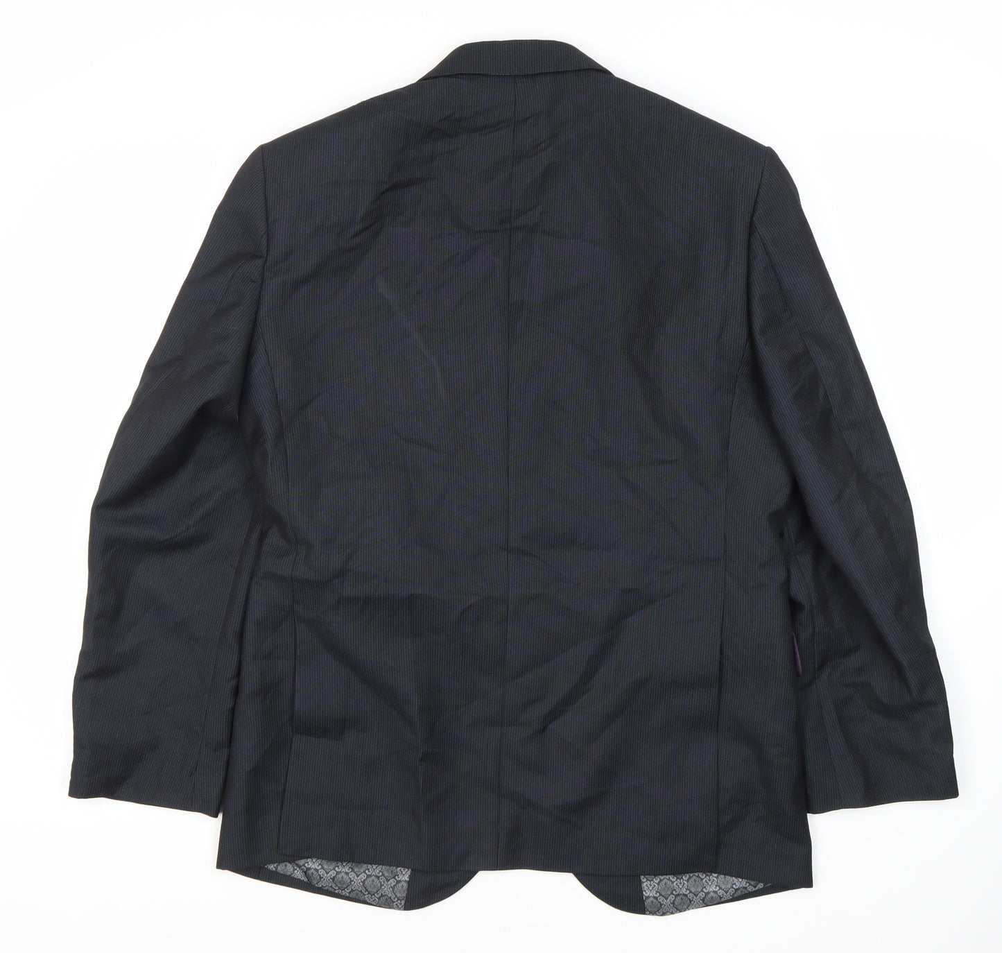 Greenwoods Men's Black Blazer, Size 38 Regular Fit