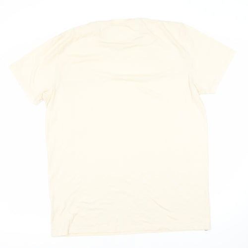 Treeblend Men's Ivory XL T-Shirt, Short Sleeve, Graphic Design