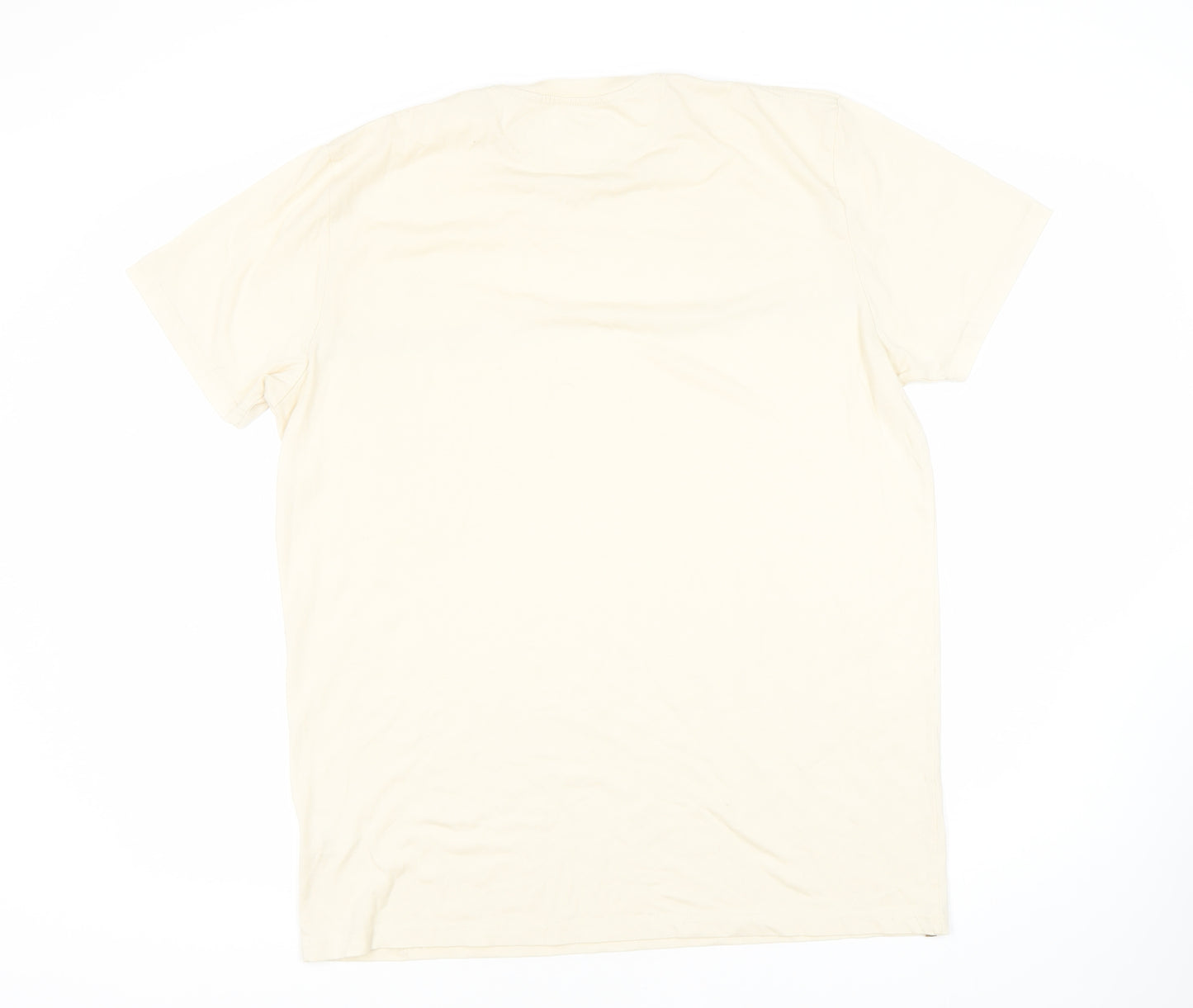 Treeblend Men's Ivory XL T-Shirt, Short Sleeve, Graphic Design