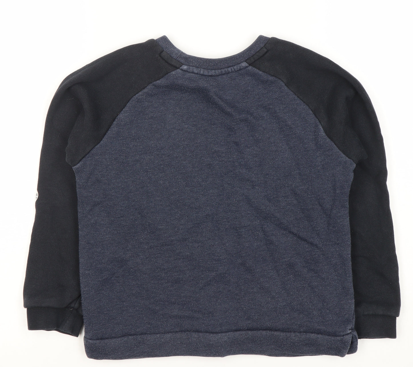 Nike Boys Blue Black Sweatshirt - Size 7-8 Yrs
