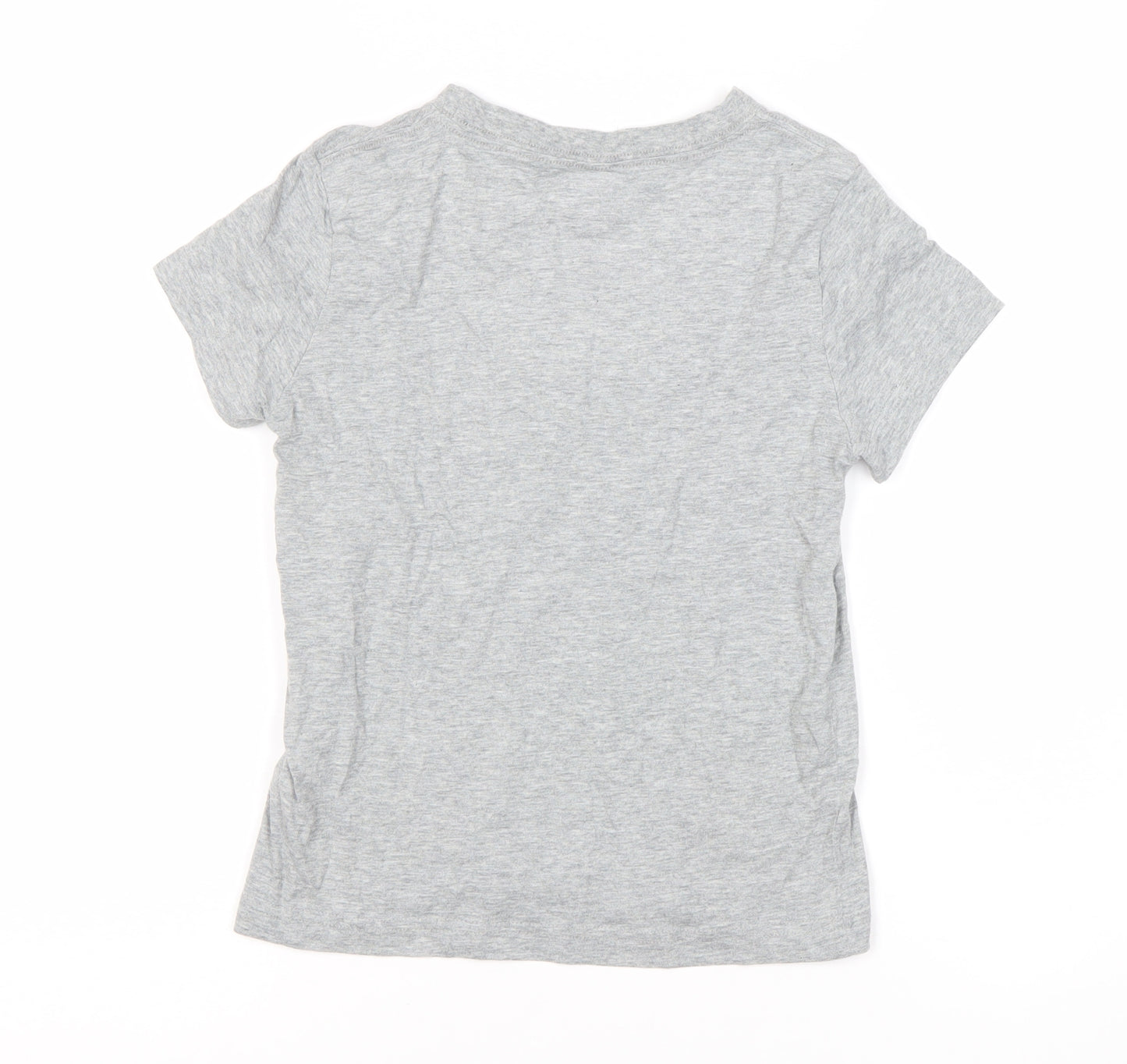Levi's Boys Grey T-Shirt, 8 Years, Crew Neck, Logo Accent