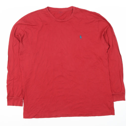 Polo Ralph Lauren Men's Red Long Sleeve T-Shirt L