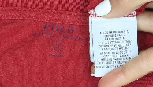 Polo Ralph Lauren Men's Red Long Sleeve T-Shirt L